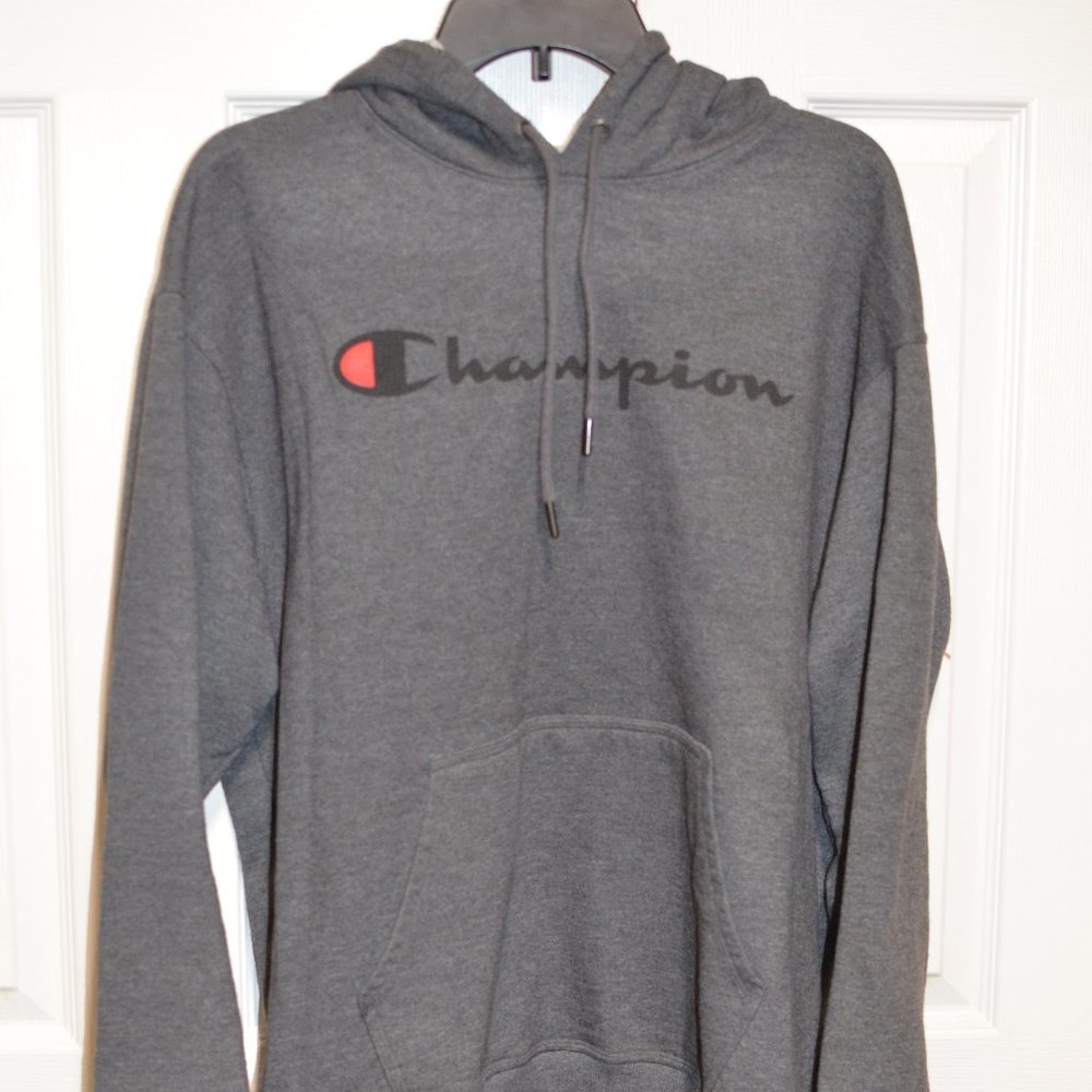Champion Hoodie - Gray, Excellent!